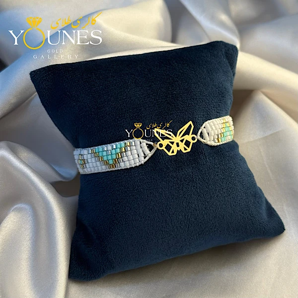 دستبند میوکی پروانه اوریگامی طلا